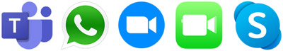 Video call icons