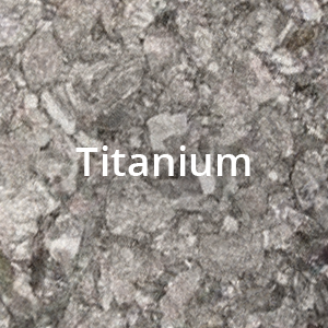 Titanium raw metal material