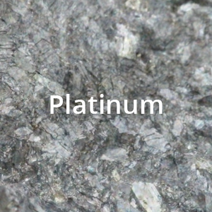 Platinum raw metal material